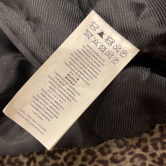 New MICHAEL MICHAEL KORS
Leopard Print Calf Hair Moto Jacket Size M - Picture 11 of 17